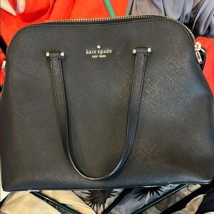 Kate Spade Black Leather Tote Bag